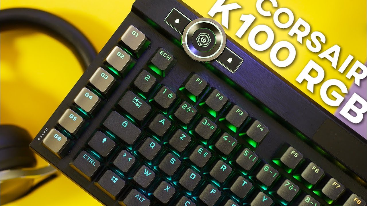 Corsair K100 RGB | TEST | Le meilleur gamer clavier de la marque ? (et il coûte 250€...)