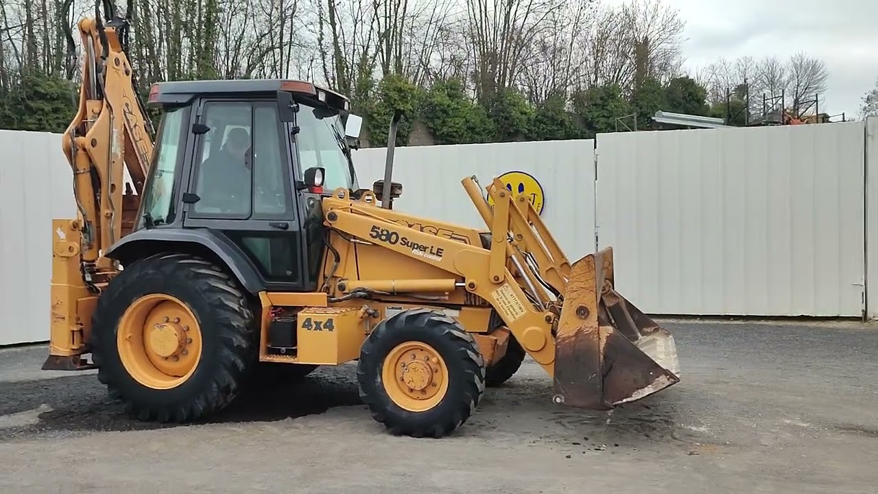 Tractopelle Case 580 SLE