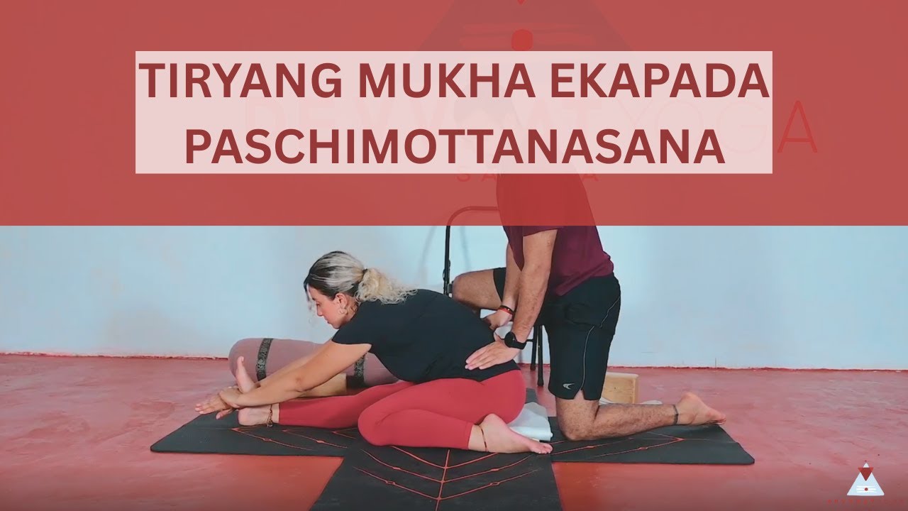 How to do Tiryang Mukha Ekapada Paschimottanasana | Devvrat Yoga Teacher Training Kerala India |YTTC