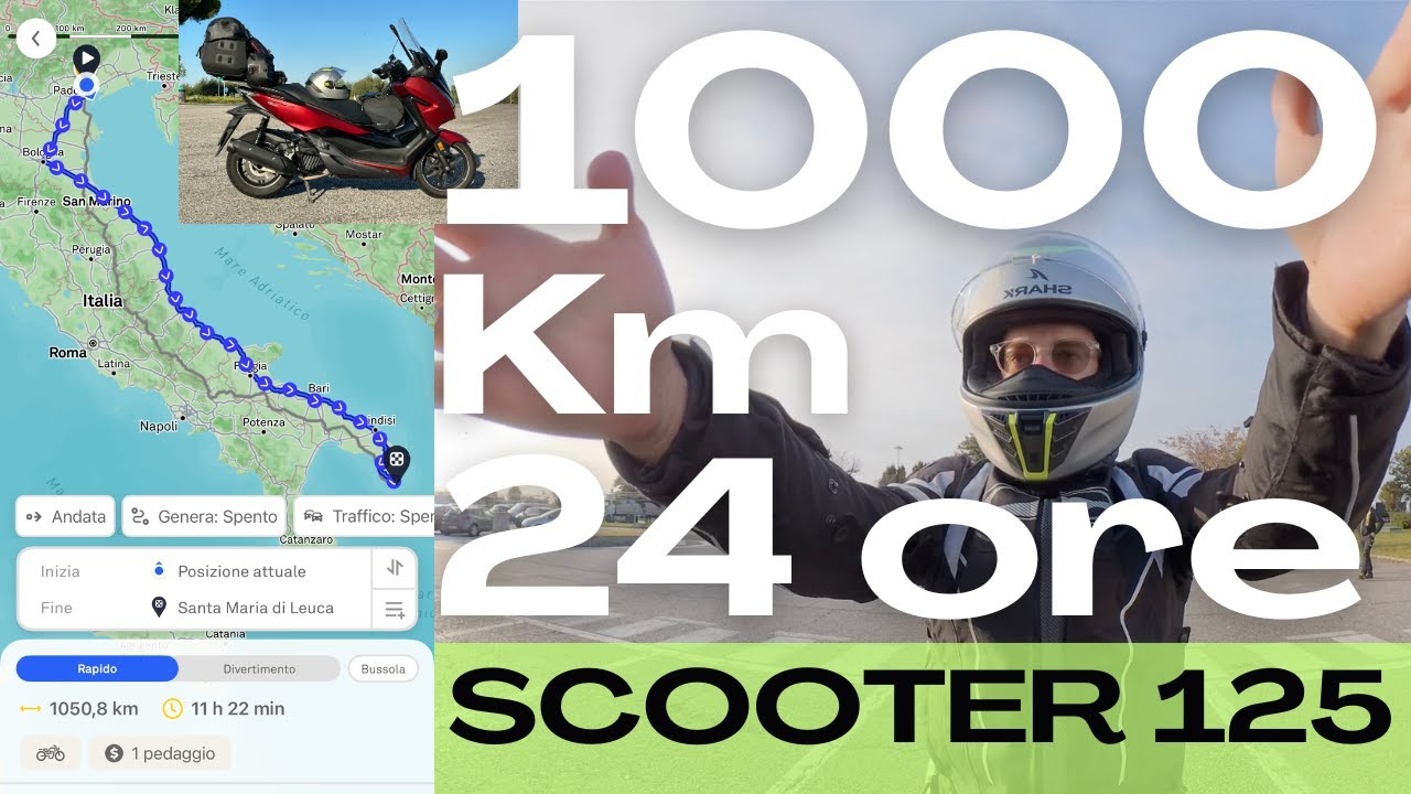 1.000 km in 24H - in due su uno scooter 125