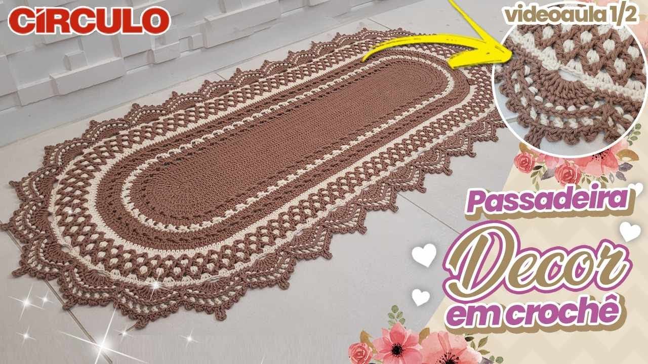 ✨ Impressionante PADRÃO! Passadeira Decor em Crochê 1/2 😍