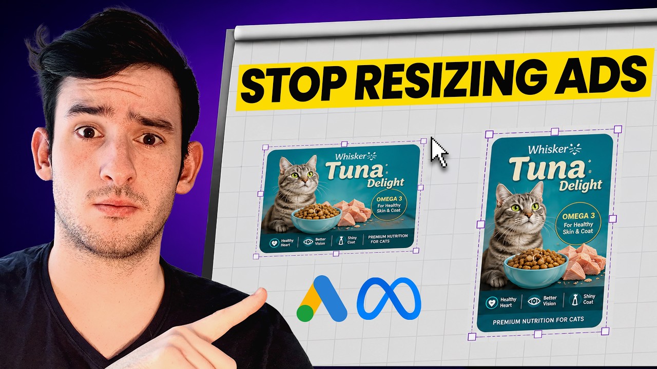 How to Make Meta Ad Creatives & Google PMax Assets with AI