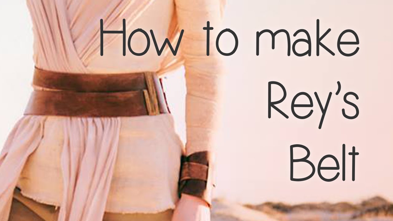 How to Make Rey's Leather Belt (Star Wars) - Atelier Heidi