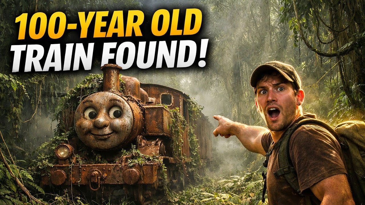 We Found a 100-Year-Old Abandoned Thomas Train on a Jungle Covered With Grass and Restored It