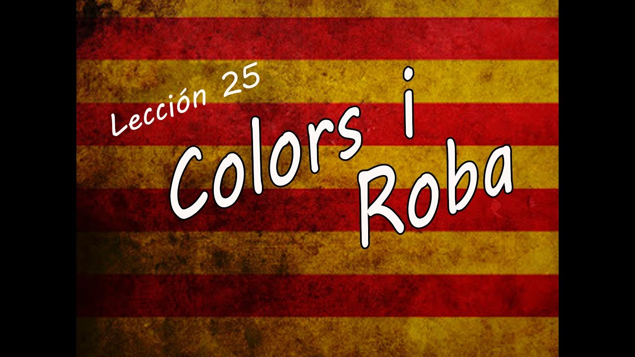 Los COLORES  y la ROPA 👕 👖🥾 #catalanfacil