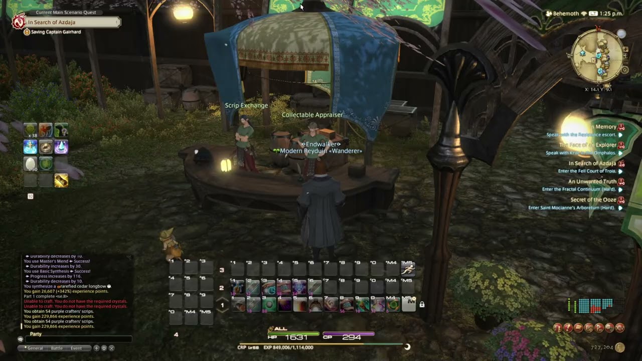 Final Fantasy XIV - Leveling Carpentry (lvl 50+)