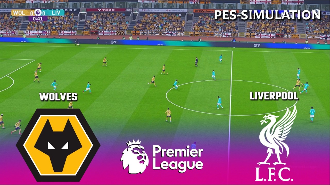 Wolves vs Liverpool | Premier League 2025/26 | PES 21 Simulation