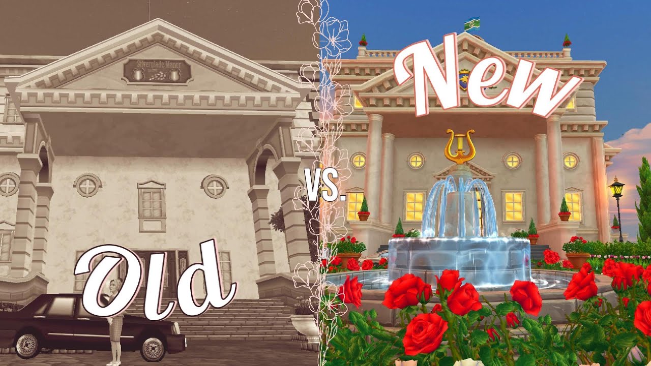 Old vs. New Silverglade Manor | SSO Comparison 🌷| StarStable 🌸