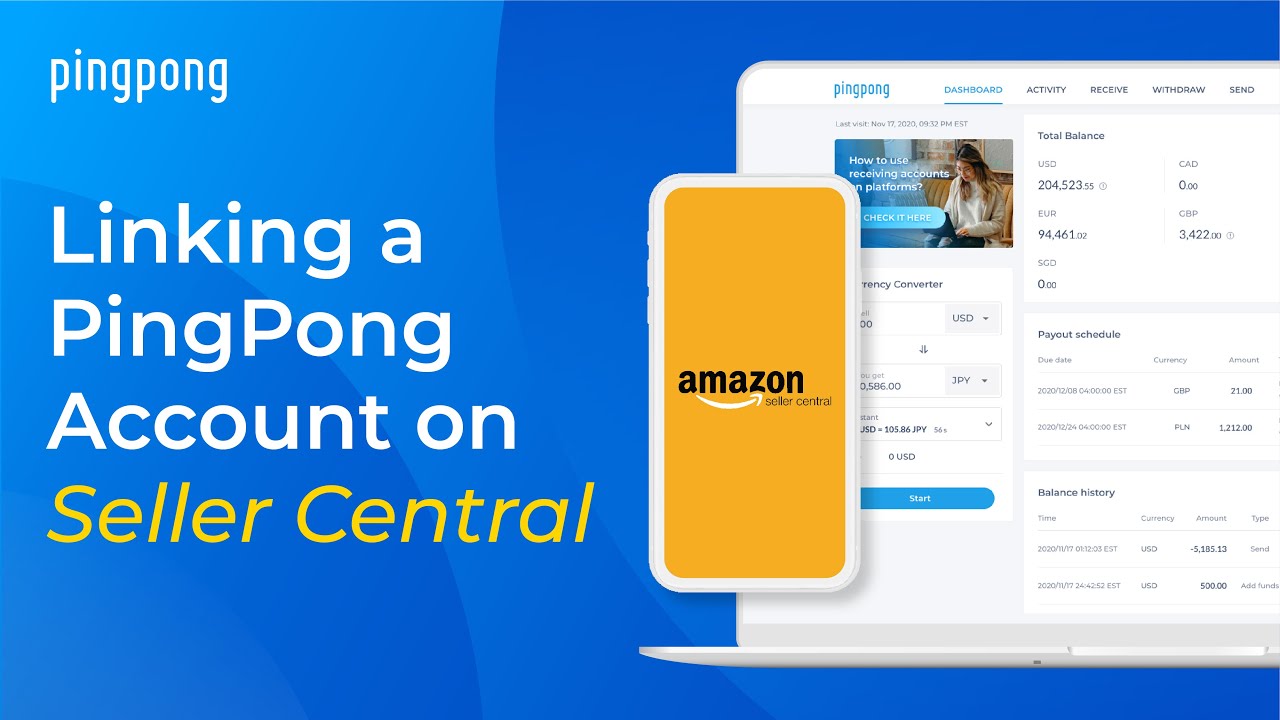 Link your PingPong account on Amazon Seller Central - PingPong Payments India