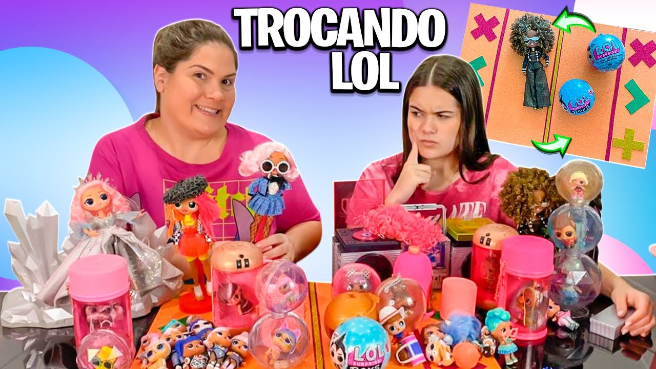 TROCAS DE LOL * TROCANDO LOL CAROL vs Tia HELLEN