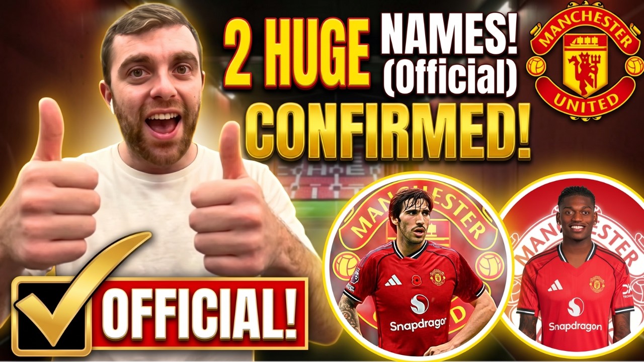 🚨ANNOUNCED 2 MINUTES AGO! FABRIZIO ROMANO ANNOUNCED TODAY🤩BIG &euro;92M DEAL AT UTD LATEST TRANSFER NEWS