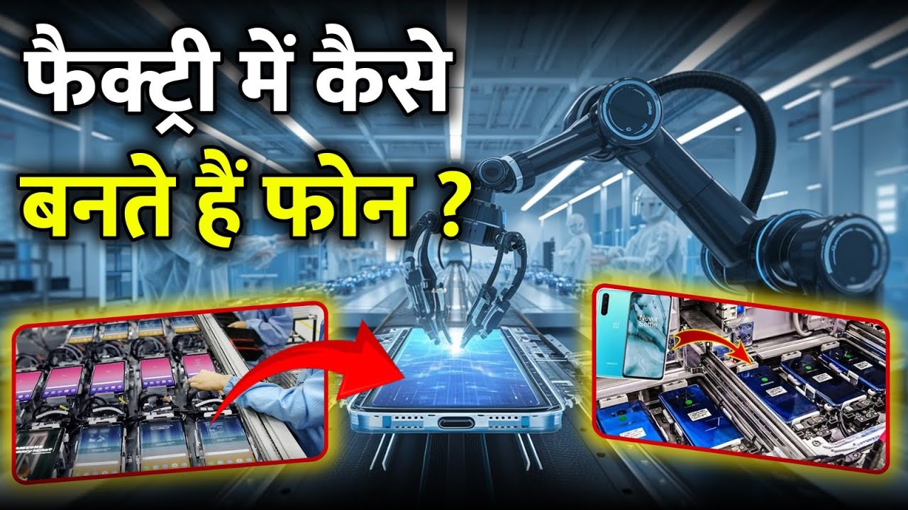 देखिए फैक्ट्री में मोबाइल कैसे बनाए जाते हैं | Phone manufacturing Process | Fact Fiction