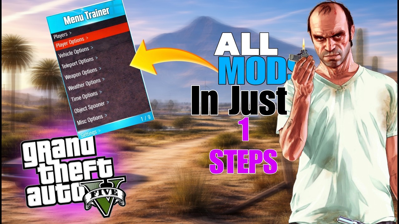 How to Mod GTA 5 Story Mode in Just 1 Steps (2026) | GTA 5 Offline Mods |