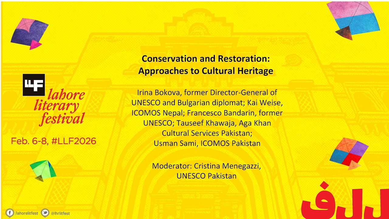 Conservation and Restoration: Approaches to Cultural Heritage -- LLF 2026