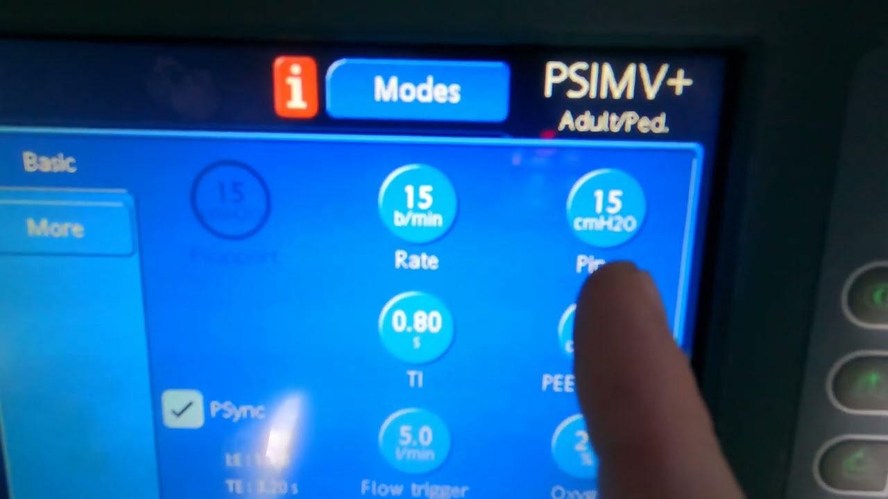 Hamilton T1 Pediatric Ventilation skills demo
