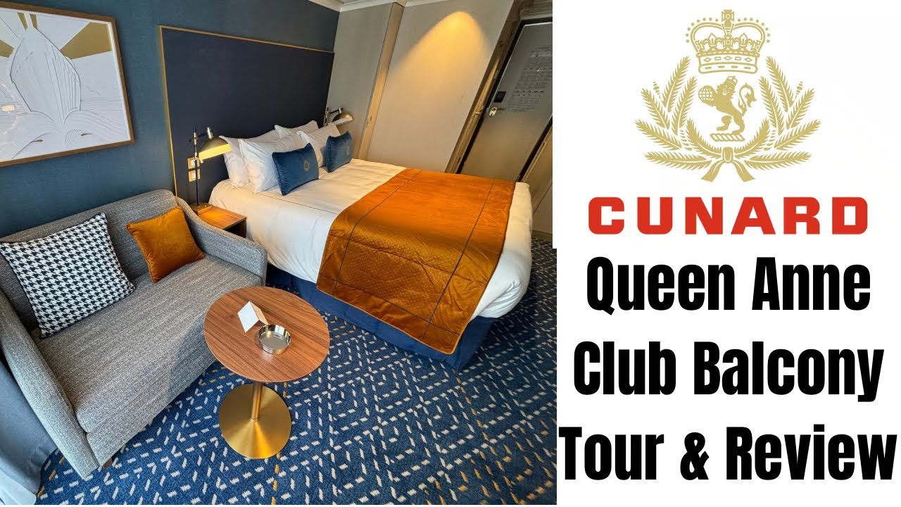Cunard Queen Anne Club Balcony Stateroom Tour & Review