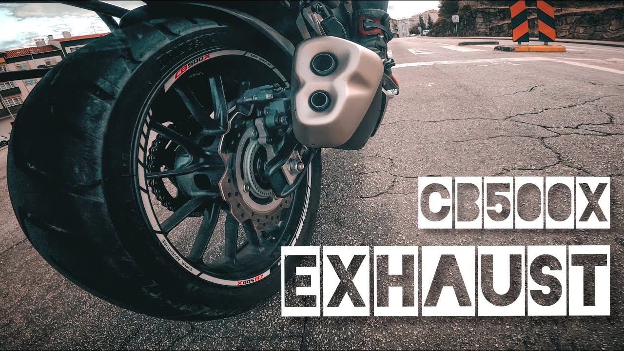 Honda CB500X 2020 | STOCK EXHAUST SOUND 🔊👌