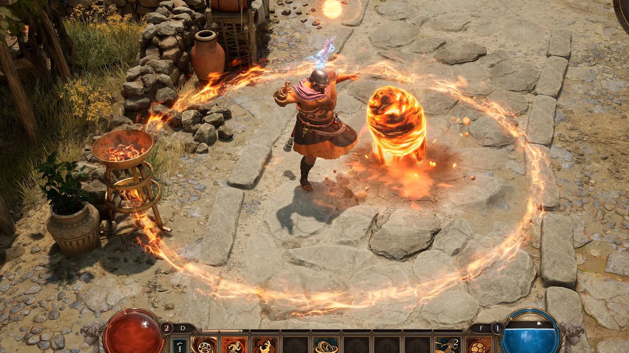 Titan Quest 2 - Overpowered Fire Build + Sisters of Fate Update