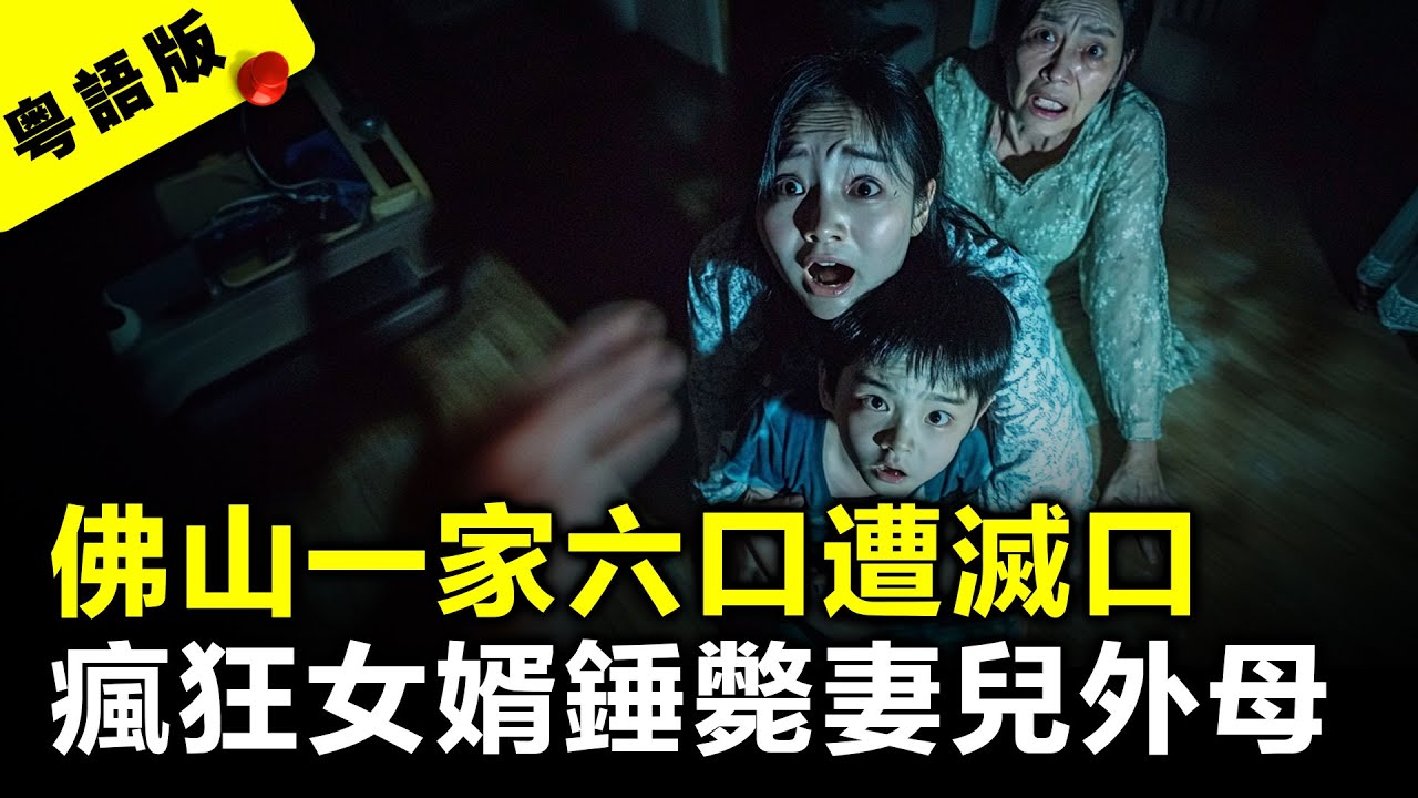 佛山一家六口慘遭滅口 上門女婿篤信風水八字竟錘斃妻兒外母？ 外父稱：女婿是一個好人！｜粵語AI電影｜真實案件故事