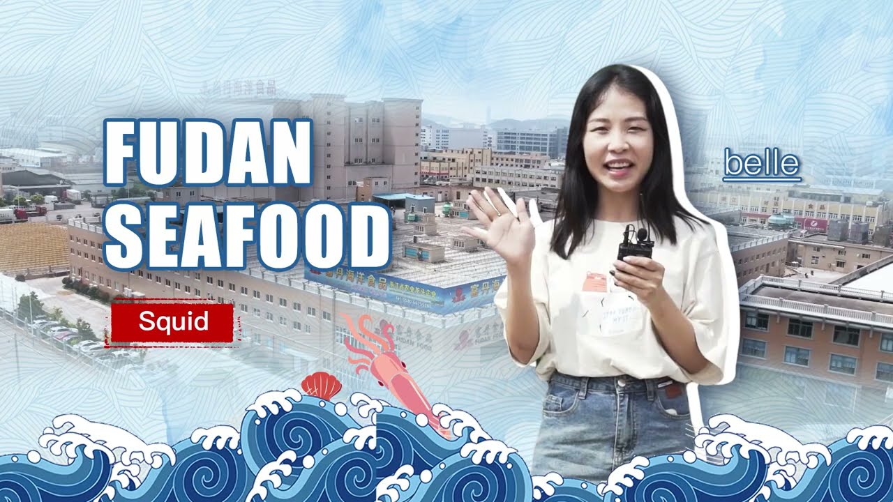 How is dried squid made-A Tour of Fudan Seafood Factory!