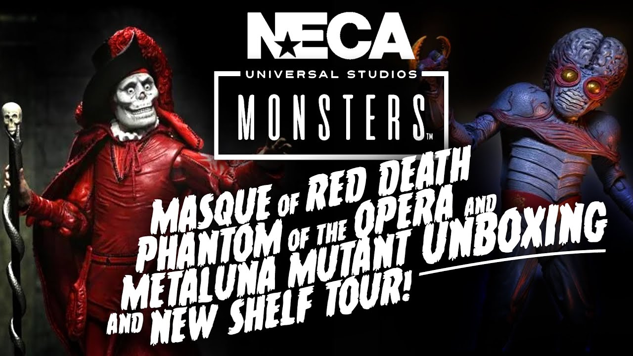 NECA Universal Monsters: Masque of Red Dead и Metaluna Mutant Распаковка и тур по новым полкам!