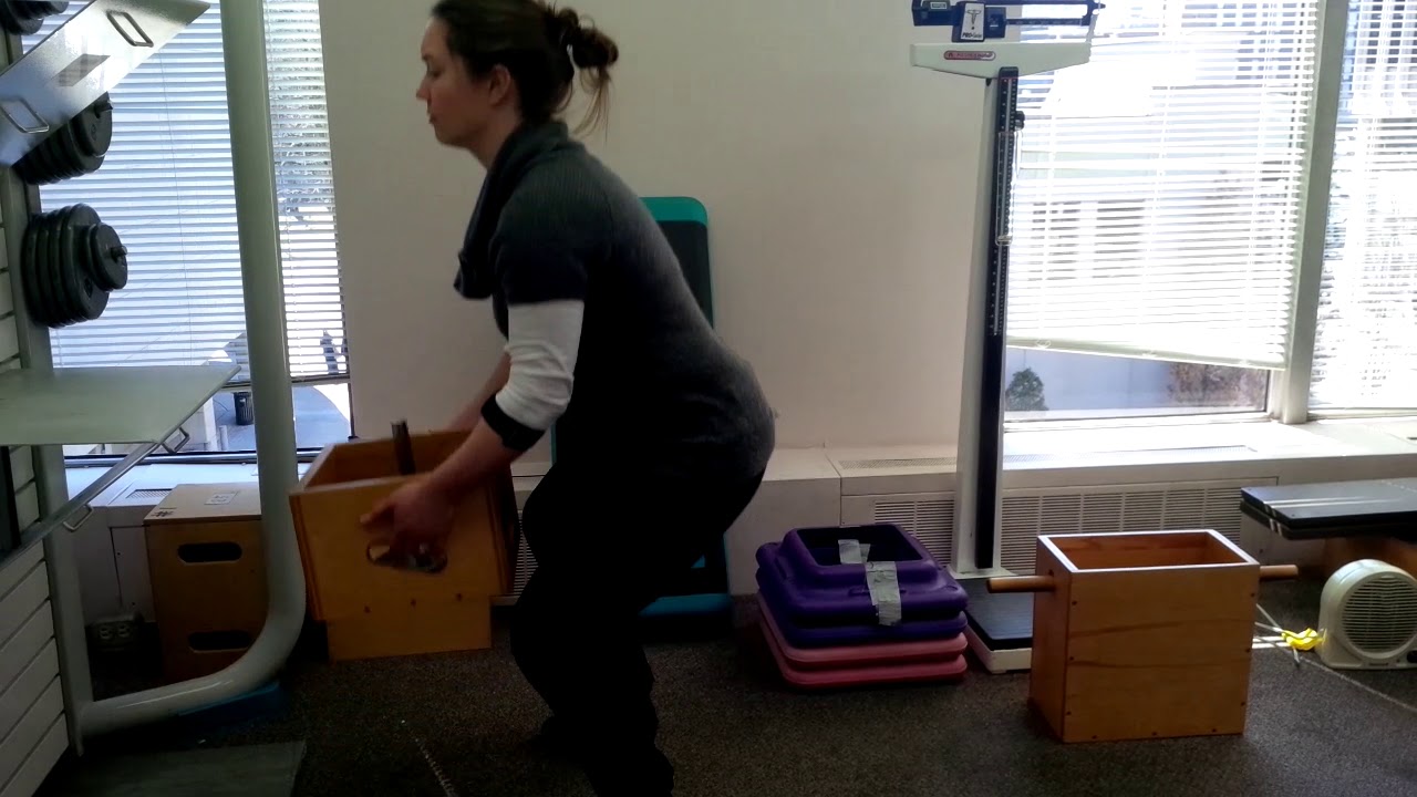 Dynamic lift test: Floor to Waist