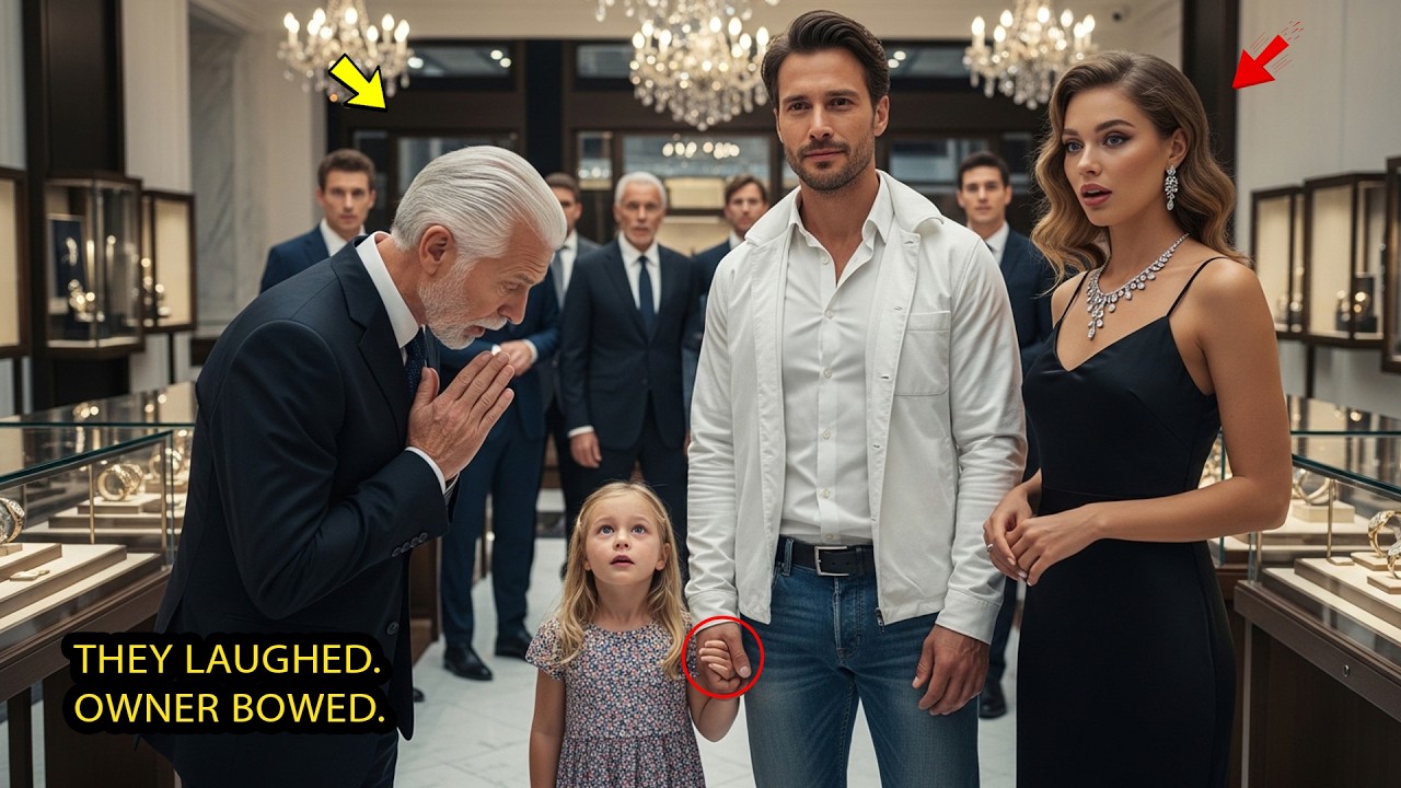 They Laughed at the Single Dad in the Shop — Then the Owner Said, “Sir, It’s an Honor”