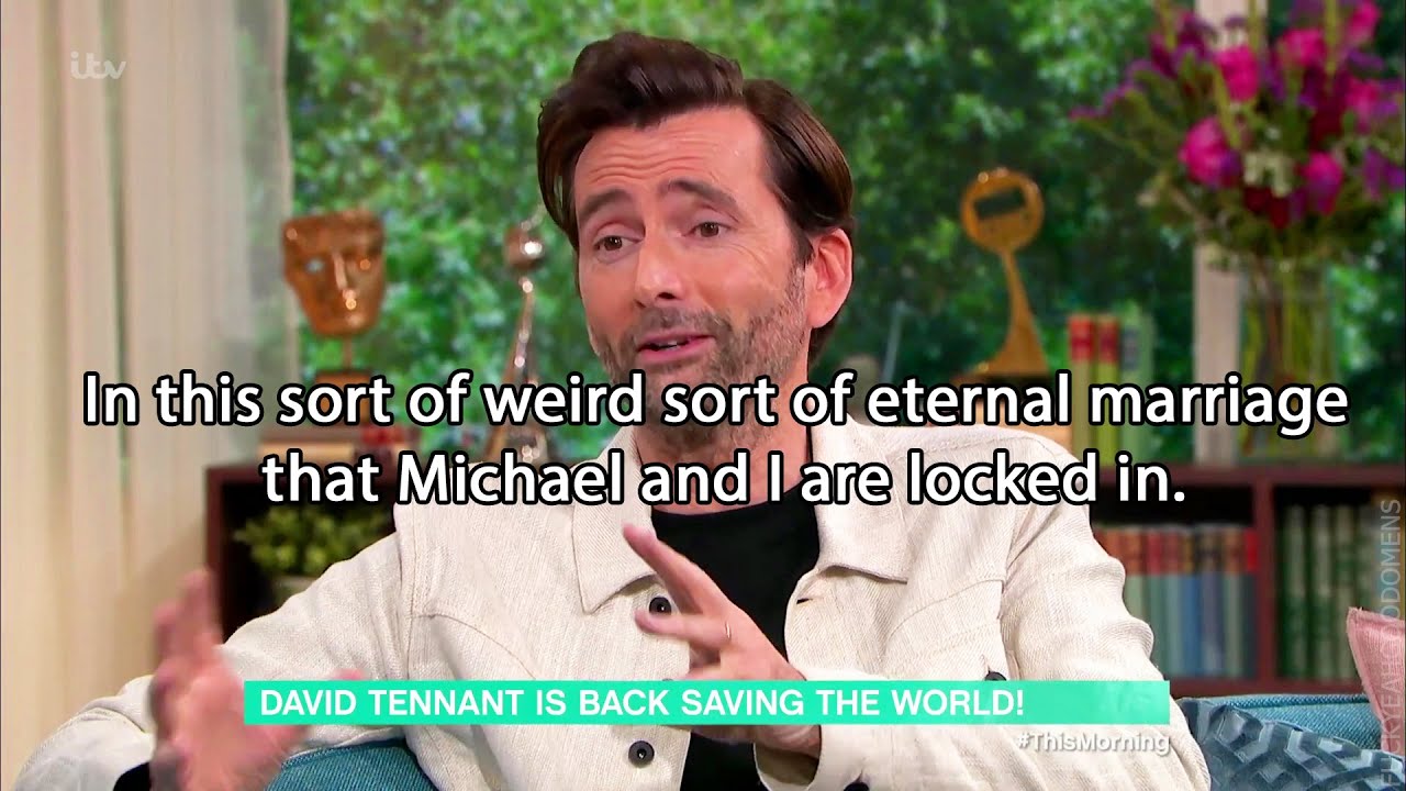 David Tennant at This Morning talking about Good Omens Season 2, 11.07.2023 :) ❤, eng subtitles