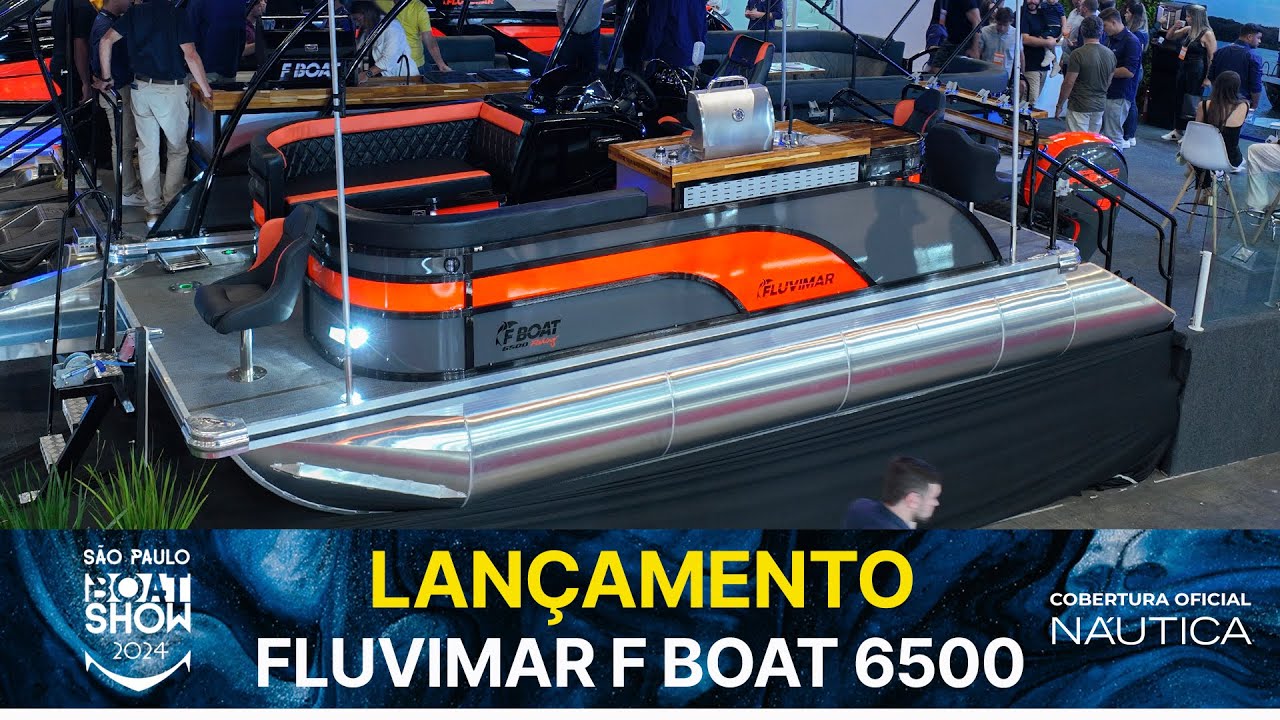 Lançamento pontoon Fluvimar F Boat 6500 | São Paulo Boat Show 2024 | NÁUTICA