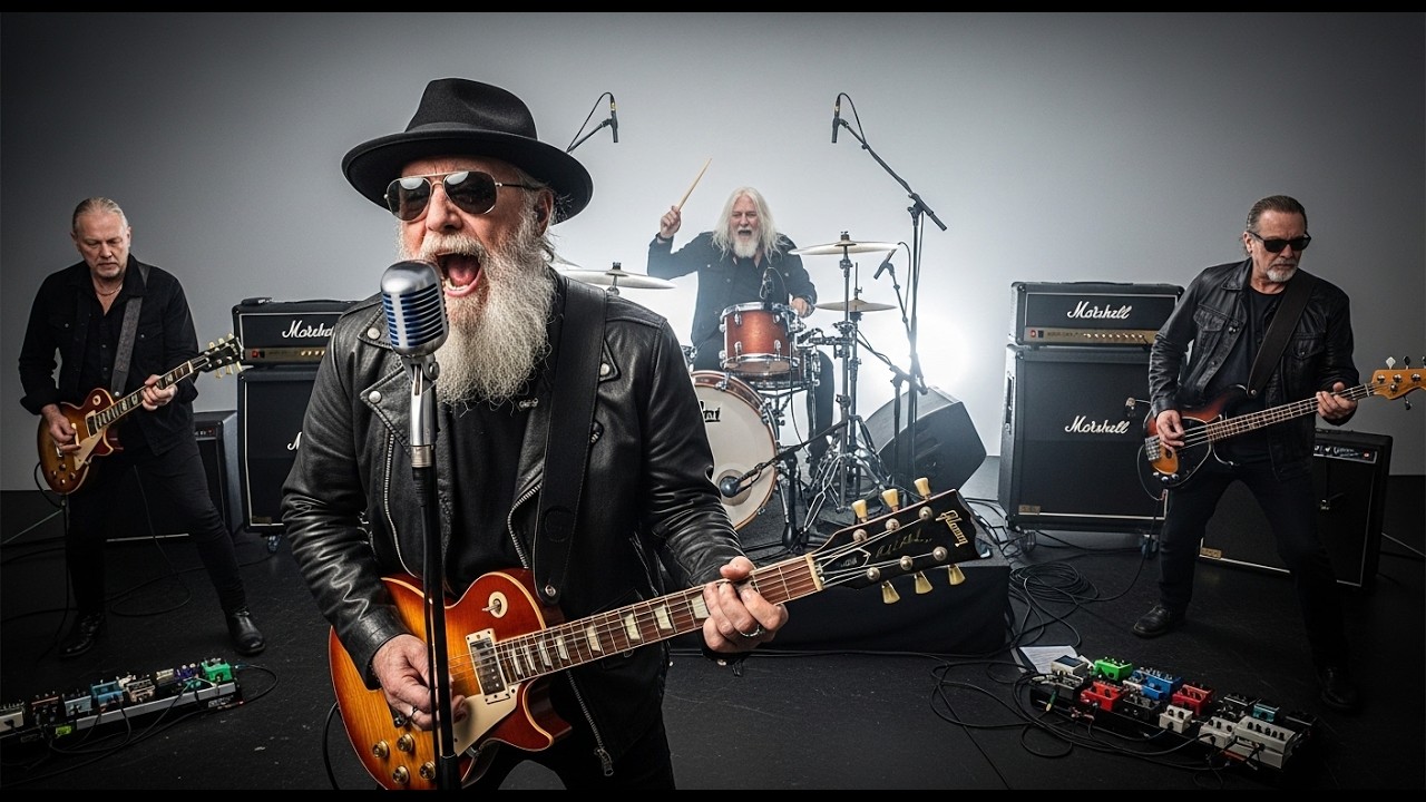 Deep Purple, ZZ Top, Led Zeppelin, ACDC, Jimi Hendrix 🎸🔥 Fast Blues Rock Guitar & Powerful Vocals