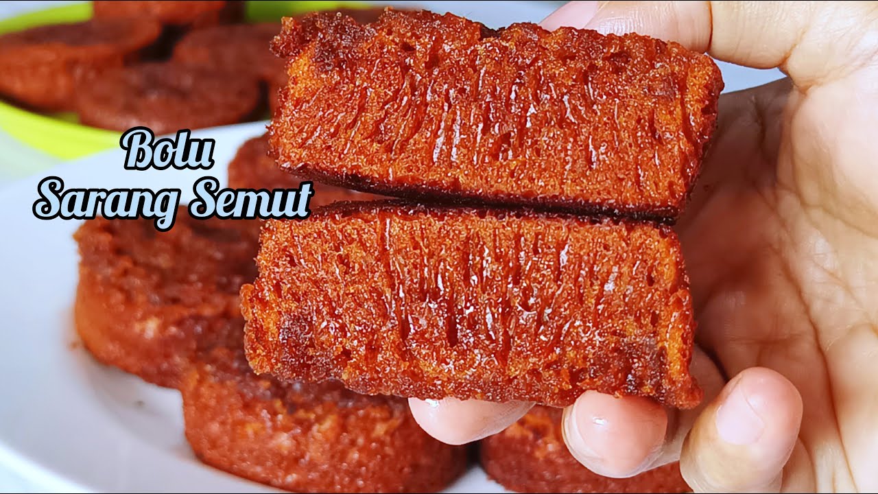 Resep Bolu Sarang Semut Mini, bersarang dan lembut banget.