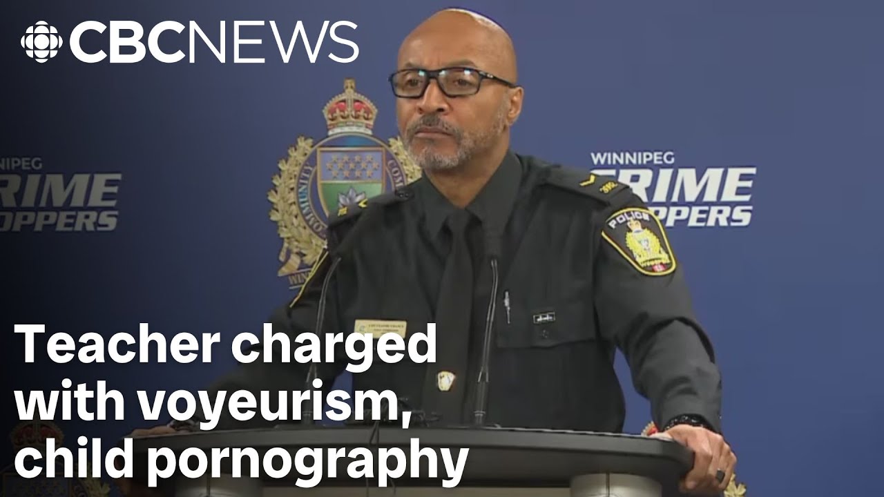 Former Winnipeg teacher charged with voyeurism, child pornography | POLICE PRESS CONFERENCE
