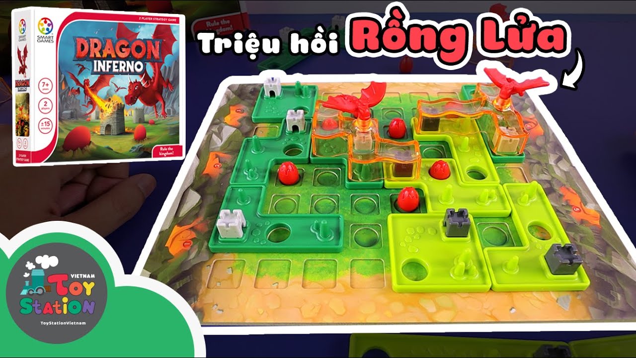Thử thách Triệu hồi Rồng Lửa, Dragon Inferno và Thỏ Nhảy Jump In với Smart Games ToyStation 727