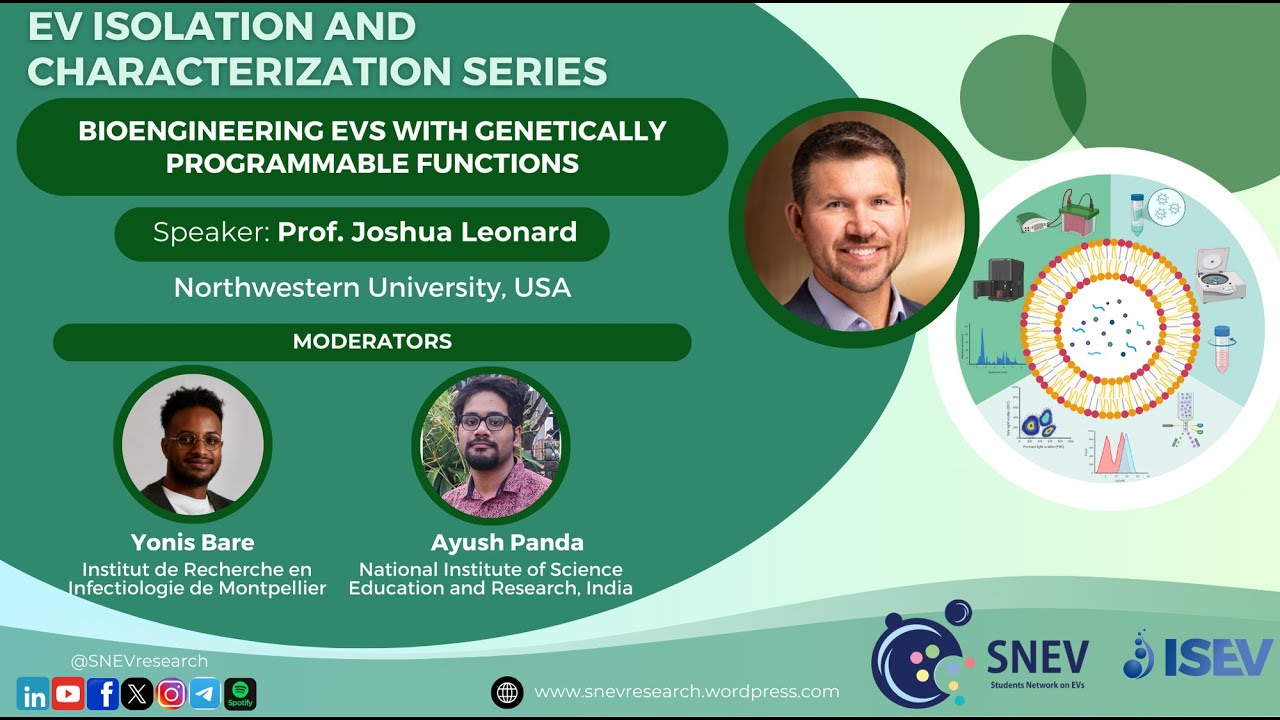 SNEV Characterization Series: Bioengineering EVs with genetically programmable functions