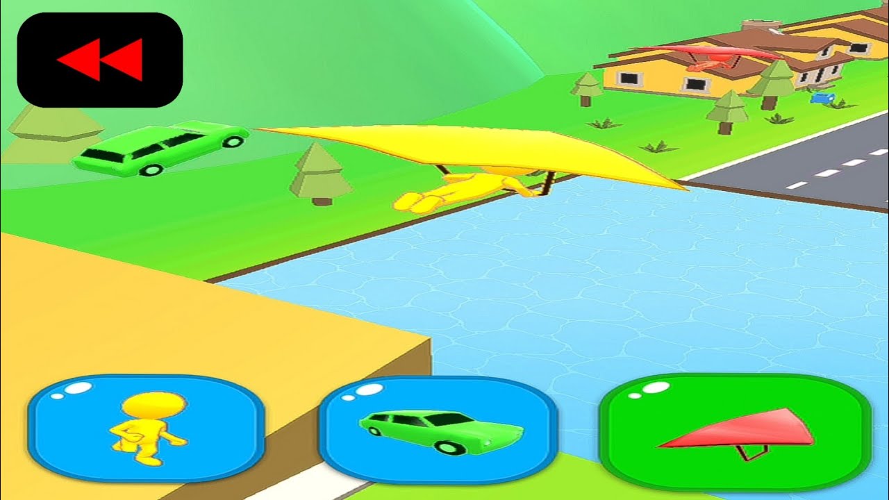 Reverse Video Game in Shape-Shifting