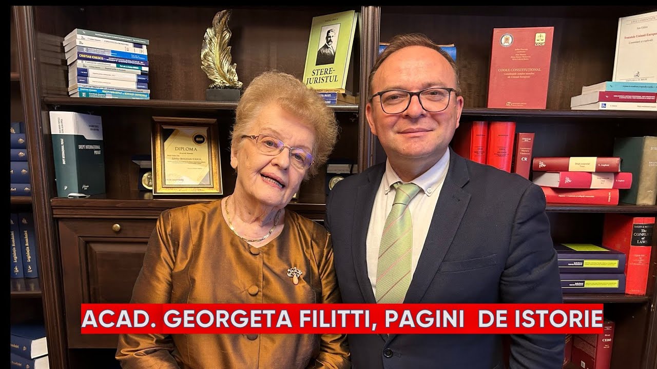 ACAD. GEORGETA FILITTI, PAGINI DE ISTORIE - BRAIN MATTERS - Cornel Dărvășan