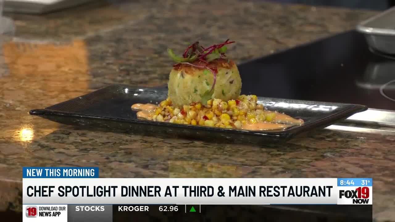 Chef spotlight dinner at Third and Main restaurant