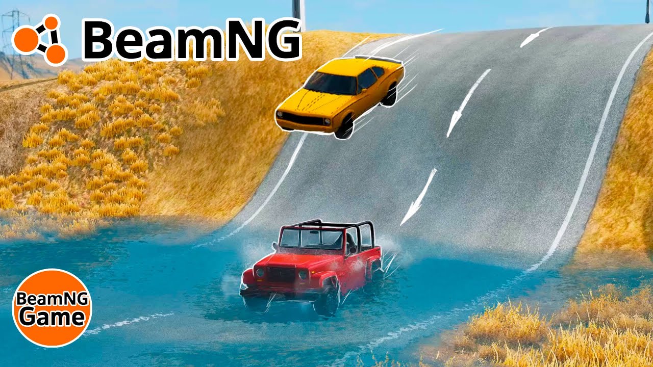 Cars vs Deep Water | BeamNG drive