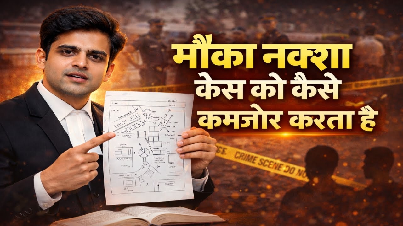मौका नक्शा क्या होता है? | Police Site Plan से Criminal Case कैसे टूट जाता है | #advkhanlegalvoice