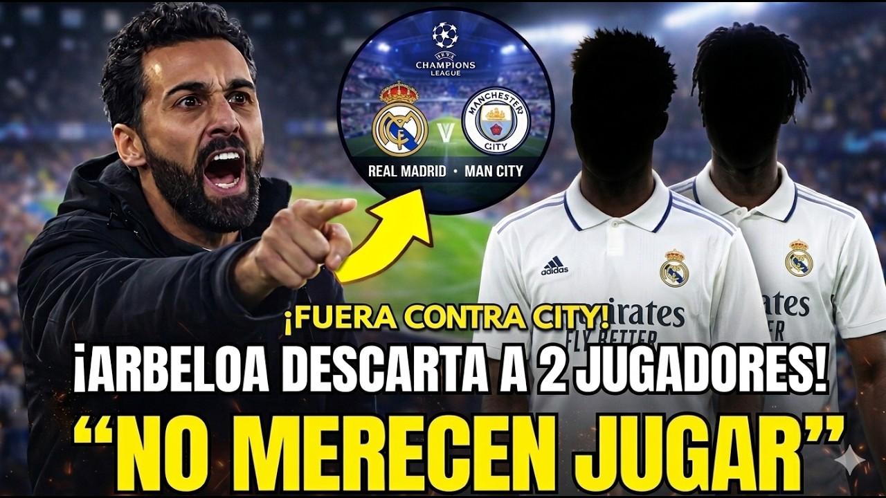 ¡ESCÁNDALO! Arbeloa estalla y deja fuera a dos titulares en Champions.  / Real Madrid hoy