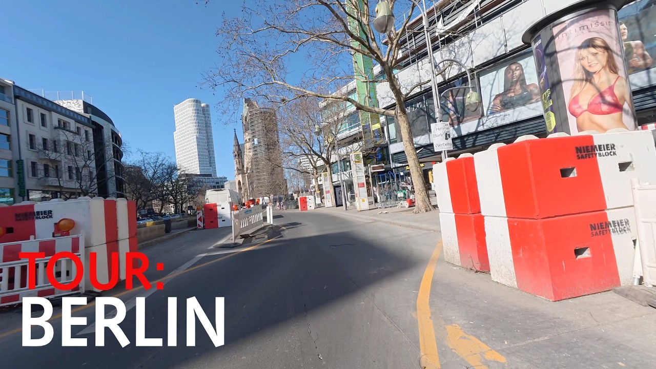 Tour: Berlin. Europacenter, Kudamm, Stuttgarter Platz, Seitenstraßen Kudamm