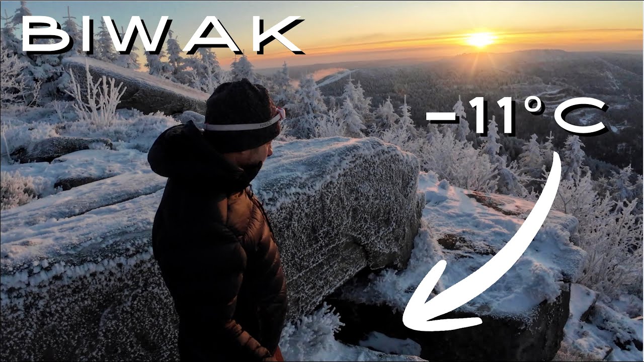 Übernachtung in den Felsen 🏔️ - Winterbiwak bei -11 Grad auf 1100m