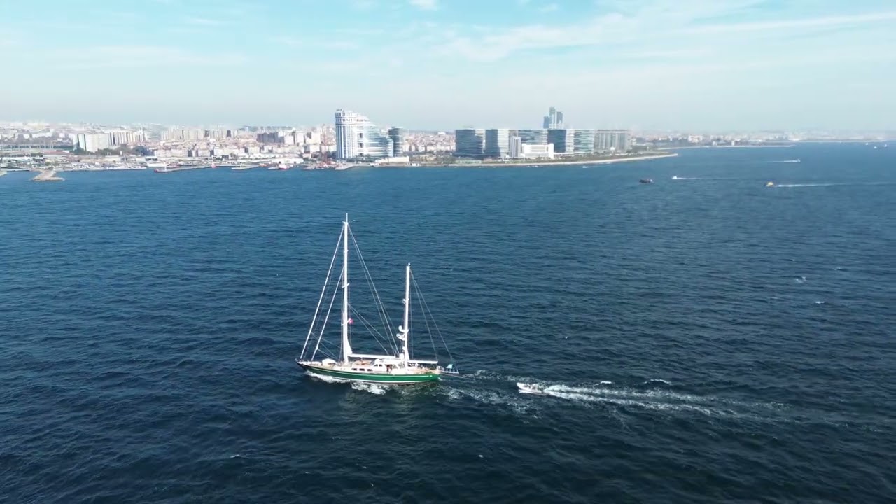 Bakırköy Sahil, Deniz Manzarası. Gemiler. Drone: DJI Mini 3.#drone #istanbul #dji #travel 