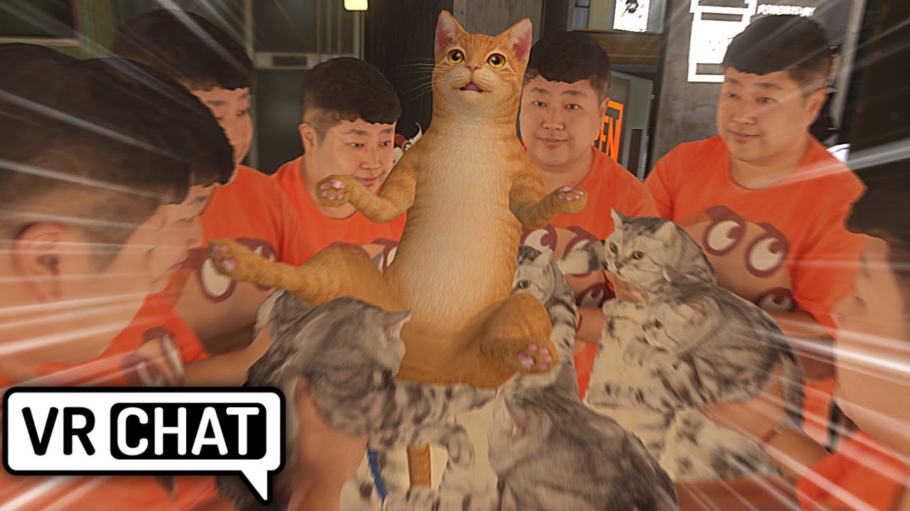 【VRChat】猫を崇める集会が始まったwww