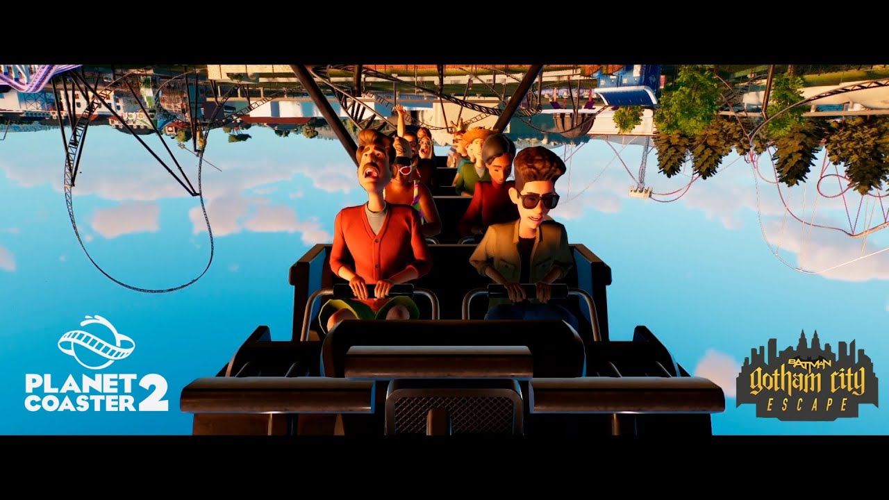 POV - Batman Gotham City Escape - Parque Warner  - Planet Coaster 2