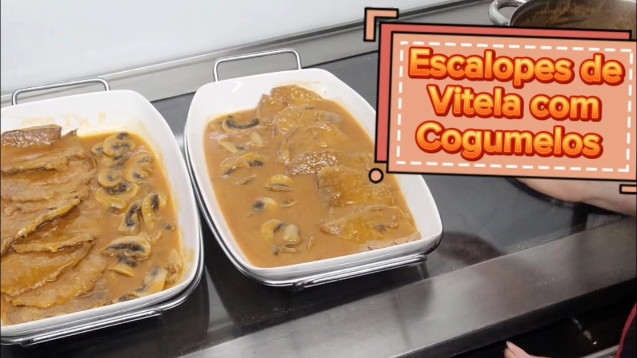 Escalope de Vitela com Cogumelos
