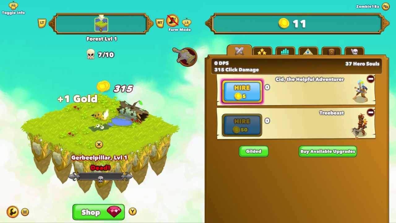 Clicker Heroes How to Ascend Gameplay 2017