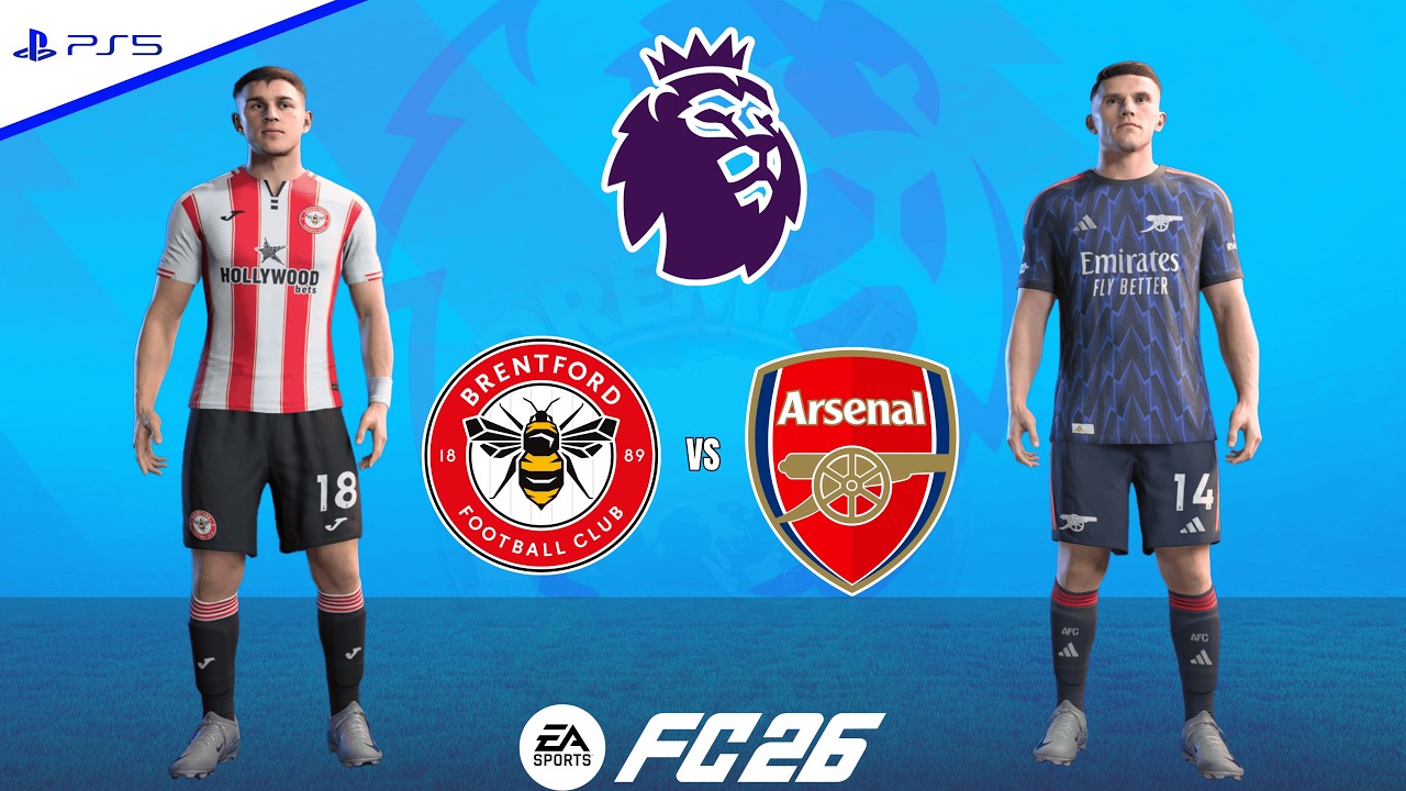 Brentford vs Arsenal | Premier League 25/26 - Round 26 | FC 26 - PS5™[4K]