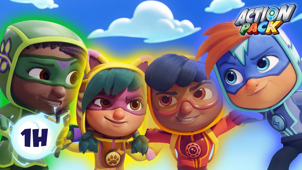Team Work Makes The Dream Work⚡ Action Pack | Cartoon for Kids | 1 HOUR | After School Club
