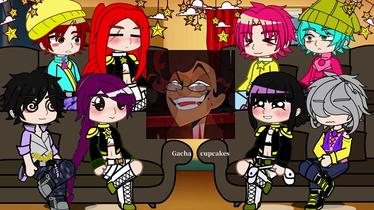 Kpop Demon Hunters reacts to Alastor as Rumi's Father || KPOP Demon Hunters X Demon Slayer ||